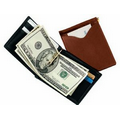 Men's Cash Clip Wallet w/ Two Outside Pockets (3 3/8"x4 1/4"x1/4")